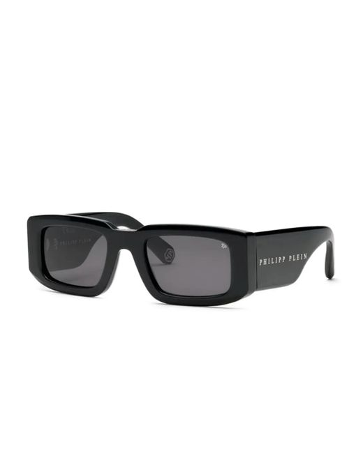 Occhiali Da Sole Con Aste Oversize di Philipp Plein in Black