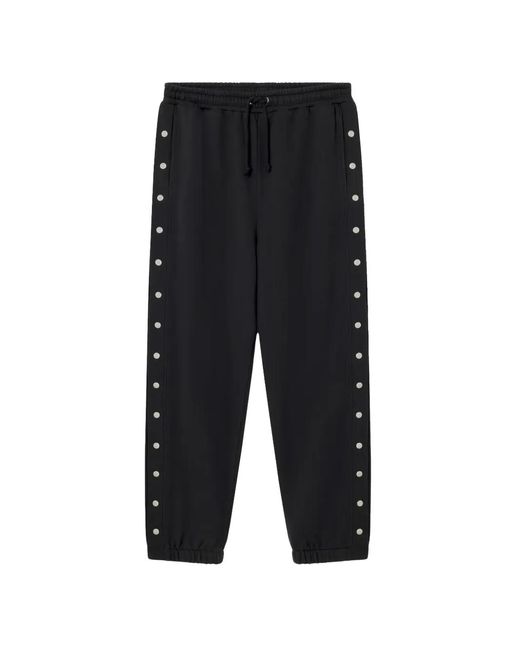 Carrera Black Val Button-Detail Track Pants for men