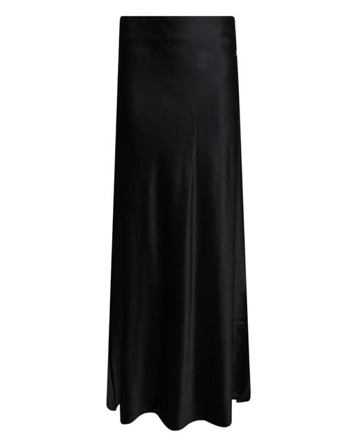 ÉTERNE Black Jupe Longue Bianca