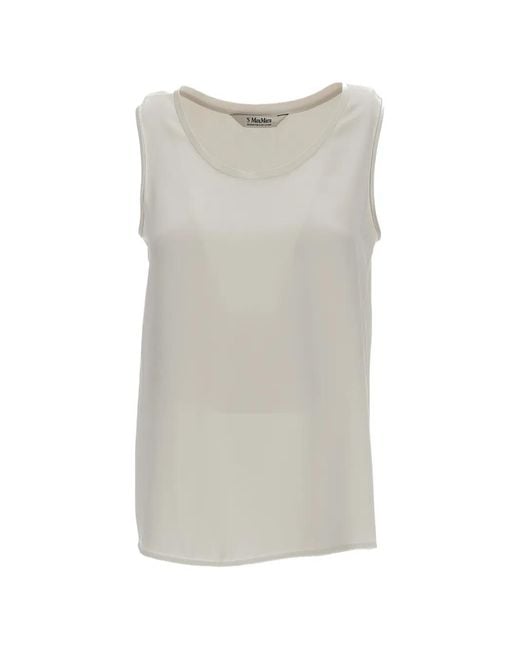 Max Mara Gray Blouses