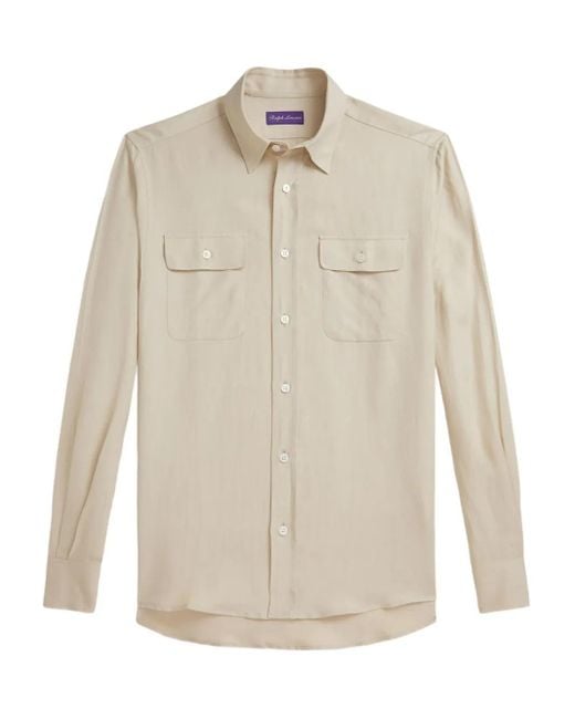メンズ Ralph Lauren Flap-pockets Shirt White