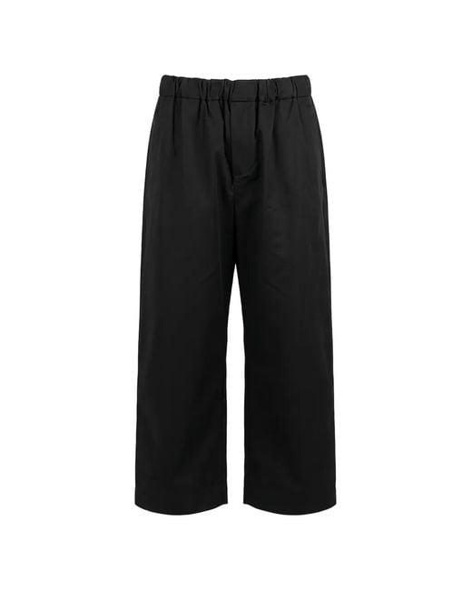 Societe Anonyme Black Chiba Elasticated-Waist Trousers