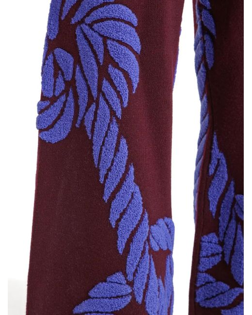 Pantalon En Maille Torsadée Temperley London en coloris Purple
