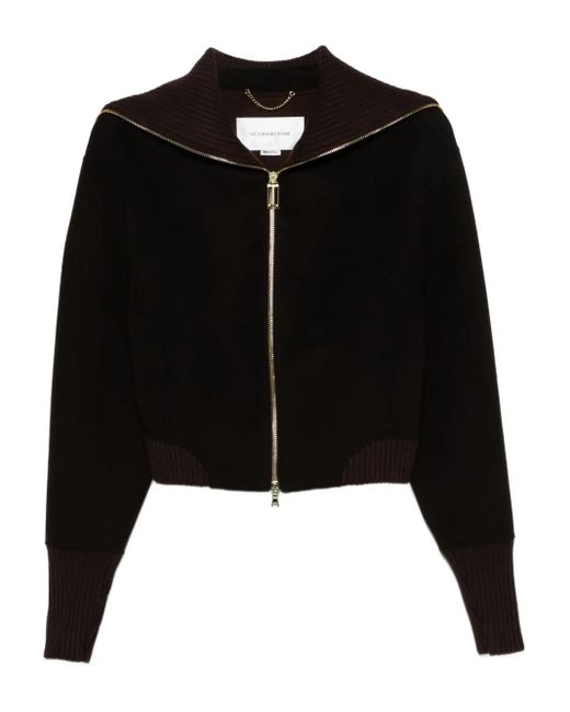 Giacca Con Zip di Victoria Beckham in Black