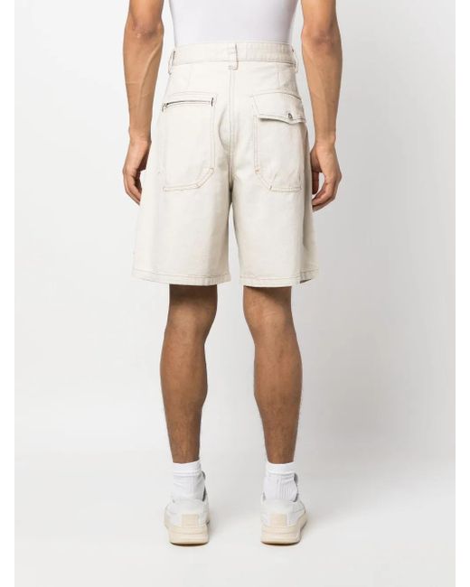 Isabel Marant Natural Mini Denim Bermuda Shorts for men