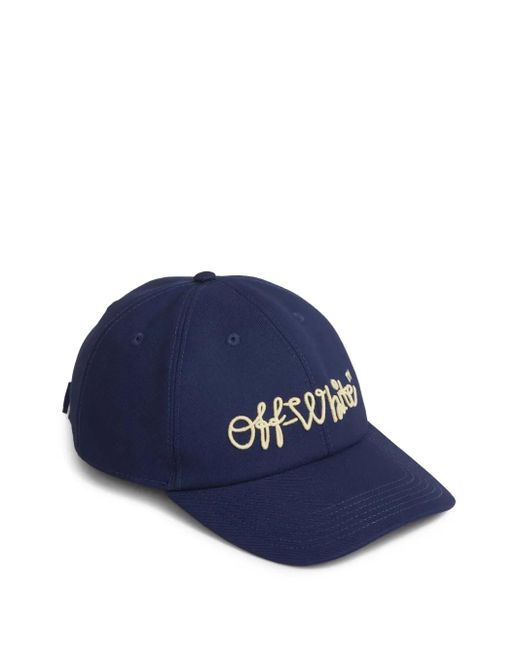 Gorra con logo Off-White c/o Virgil Abloh de color Blue