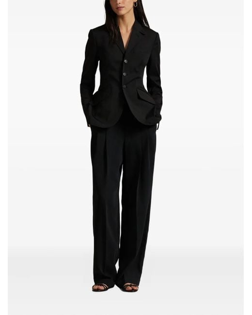 Polo Ralph Lauren Black Three-Button Blazer