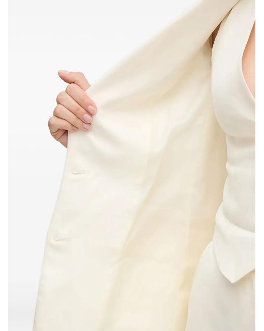 GAUDI White Single-Breasted Blazer