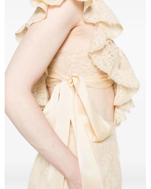 Zimmermann Hypnotic レース ラッフルトップ White