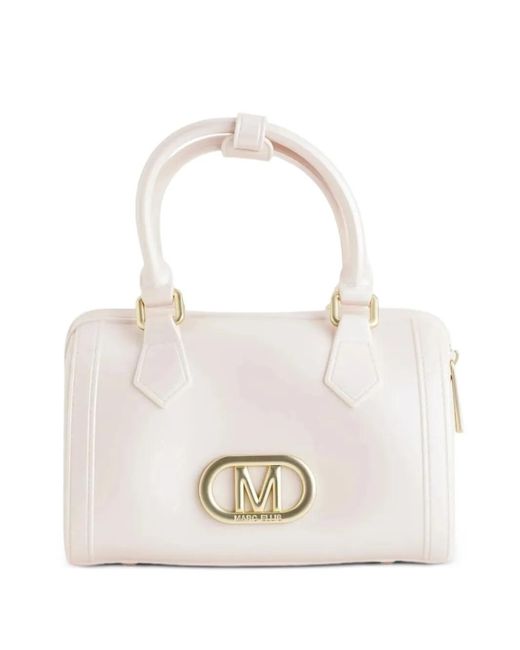 Borsa Tote Flat Estrella Media di Marc Ellis in White