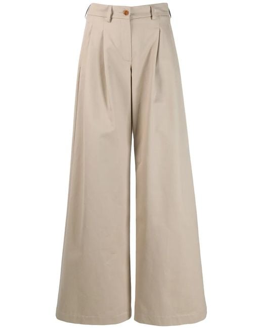 Jejia Natural Katherine Wide Leg Trousers