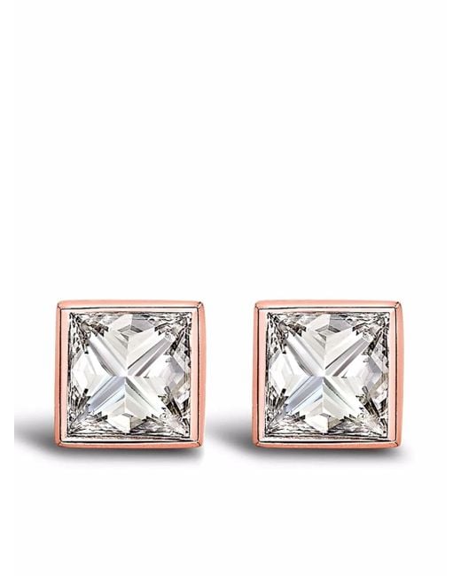 Pragnell White 18Kt Rose Rockchic Diamond Earrings