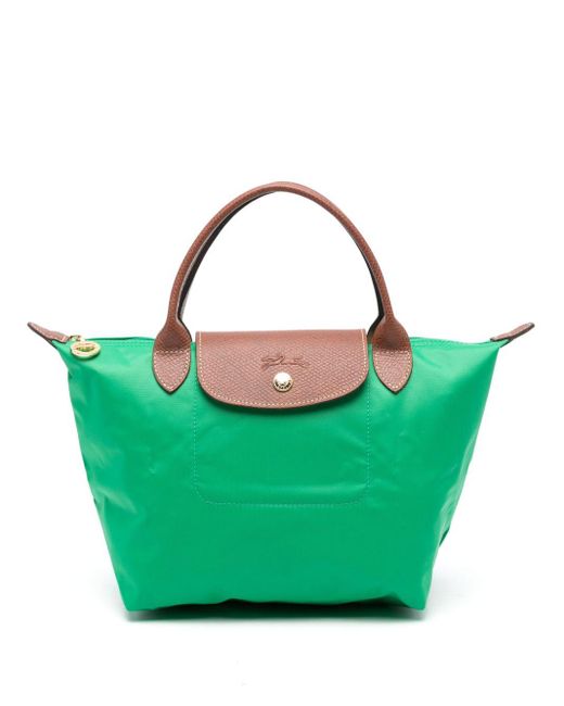 Longchamp Green Le Pliage Original S Tote Bag
