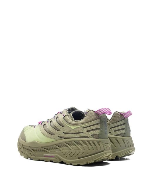 Hoka One One Green Elite Terrain System Stinson Sneakers for men