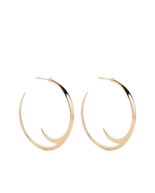 Shaun Leane Metallic Large Talon Cat Claw Hoop Earrings