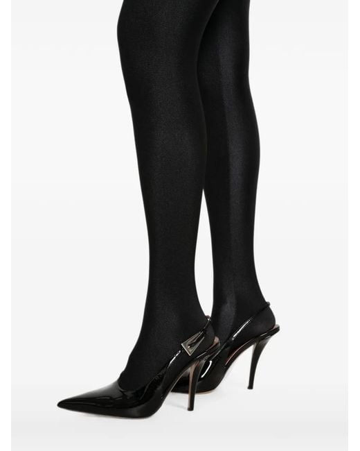 THE M.. Black Straight-Leg Leggings