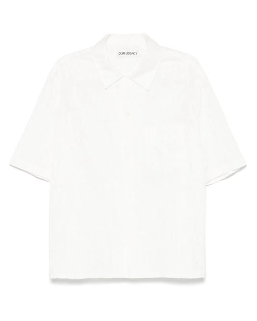 Our Legacy White Heusen Shirt for men