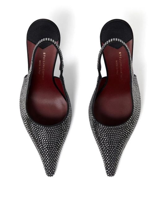 Stella McCartney White 90Mm Elsa Slingback Pumps