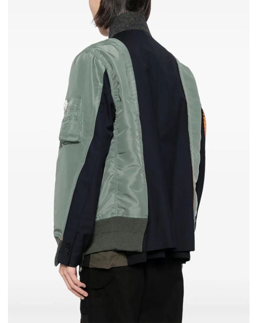 Chaqueta De Traje Sacai de hombre de color Black
