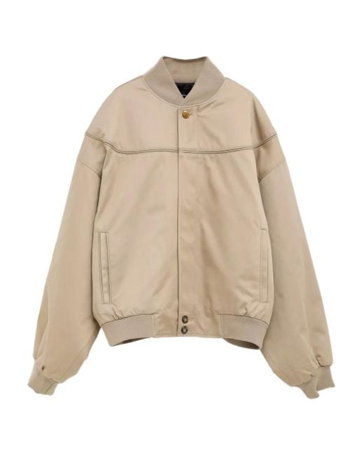 Willy Chavarria Natural Panelled Bomber Jacket for men