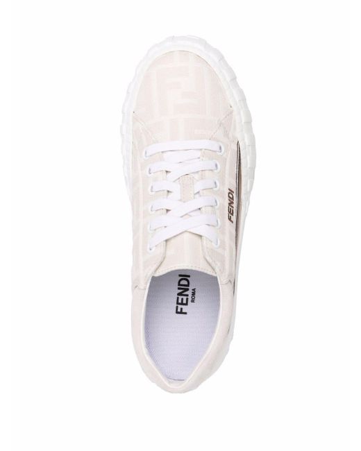 Fendi White Force Low-top Sneakers