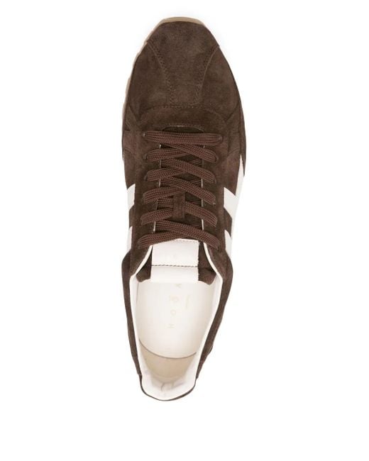 Hogan 86er Sneakers aus Wildleder in Brown für Herren