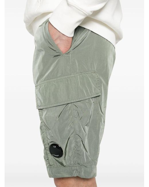 Lens-detail cargo shorts C P Company pour homme en coloris Green