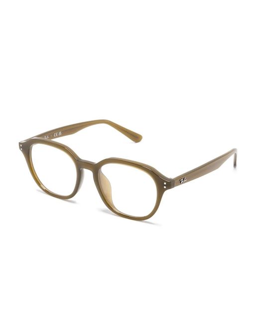 Ray-Ban Green Square-Frame Glasses for men