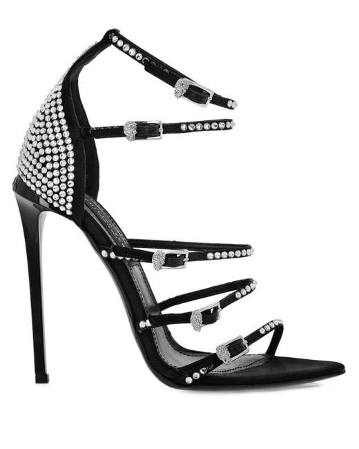 Philipp Plein 120 Mm Mignon Sandalen in het Black