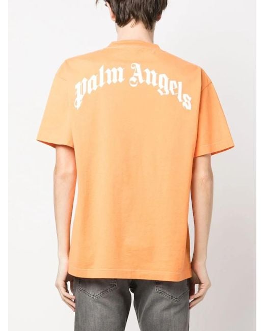 メンズ Palm Angels ベアモチーフ Tシャツ Orange