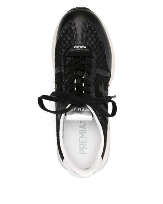 Premiata Black 'Cassie' Sneakers
