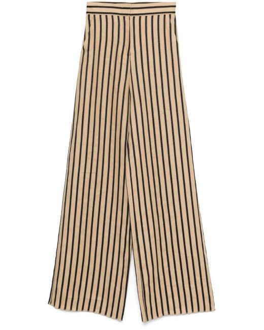 25SS◆関送込【MAX MARA】CESTINO*リネンコットン*ワイドパンツ Max Mara Cestino ワイドパンツ ホワイト | Lyst