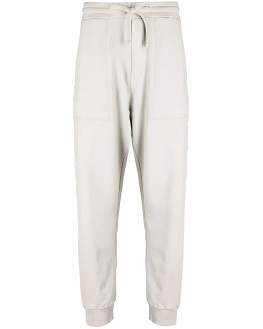 Pantalones de chándal con logo bordado Nanushka de color White