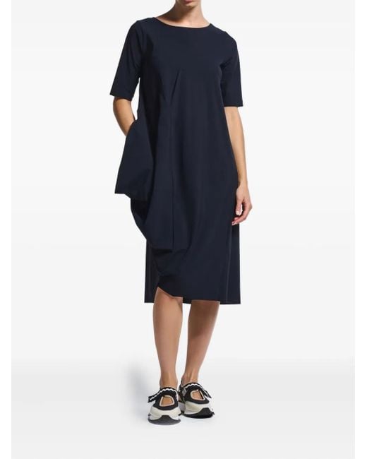 High Blue Caress Midi Dress