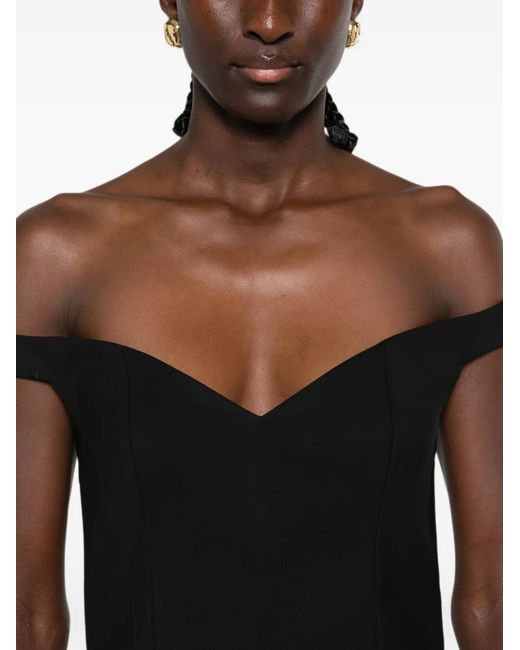 Rohe Black Off-Shoulder Blouse