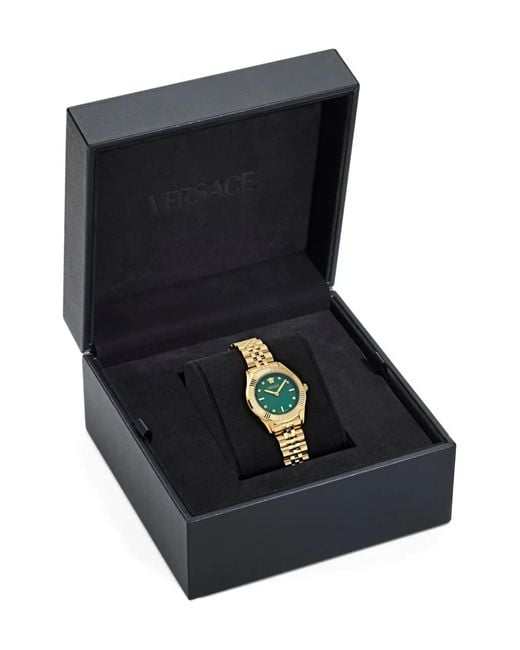 Greca Diamond 30Mm di Versace in Blue