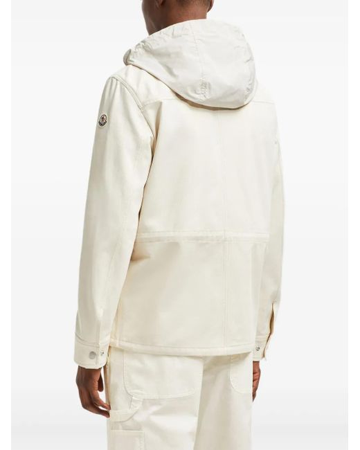 Moncler White Guerledan Shirt Jacket for men