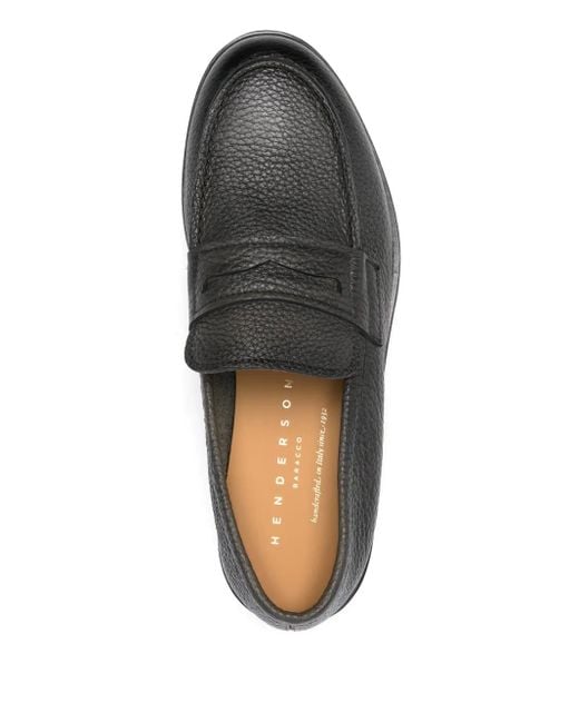 Mocasines de piel Henderson de hombre de color Gray