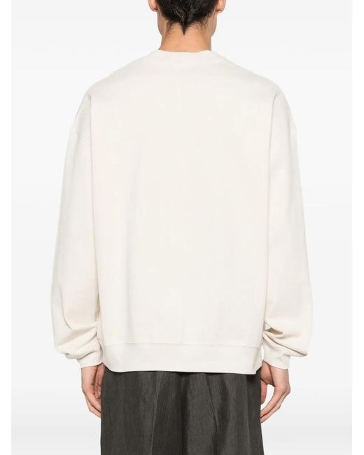 The Row White Pacey Stitched Sweatshirt for men