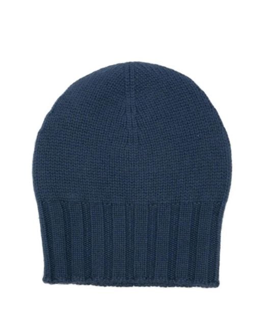 Be You Blue Ribbed Beanie