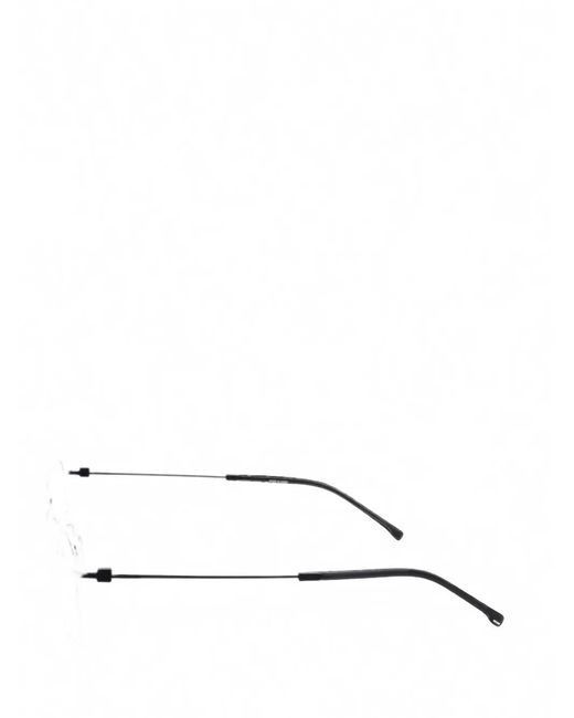 Boss White Geometric-Frame Glasses for men