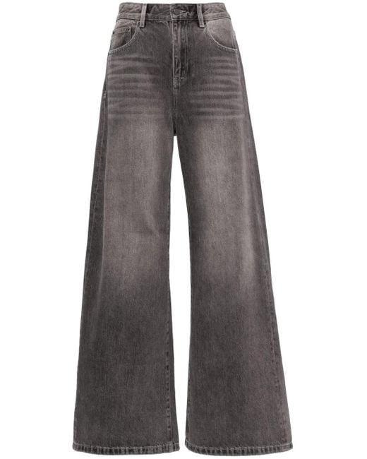 JNBY Gray Faded Effect Jeans