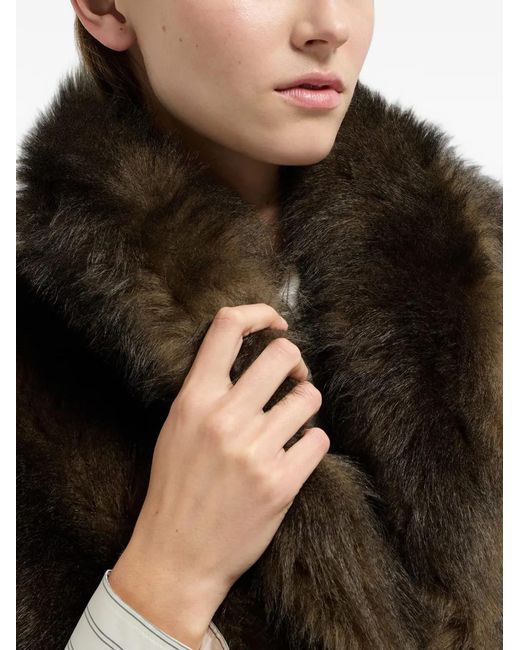 Brunello Cucinelli Soft Lammy Top in het Brown