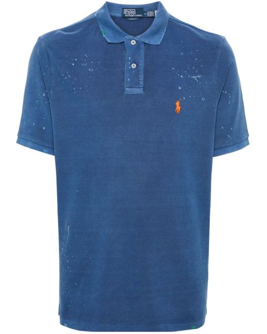 Polo Ralph Lauren Poloshirt Met Print in het Blue voor heren