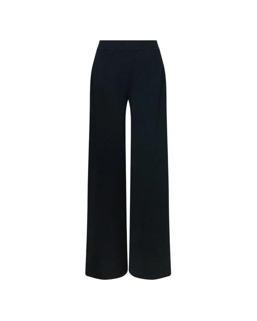 Stella McCartney Blue Pantalon En Maille À Coupe Courte