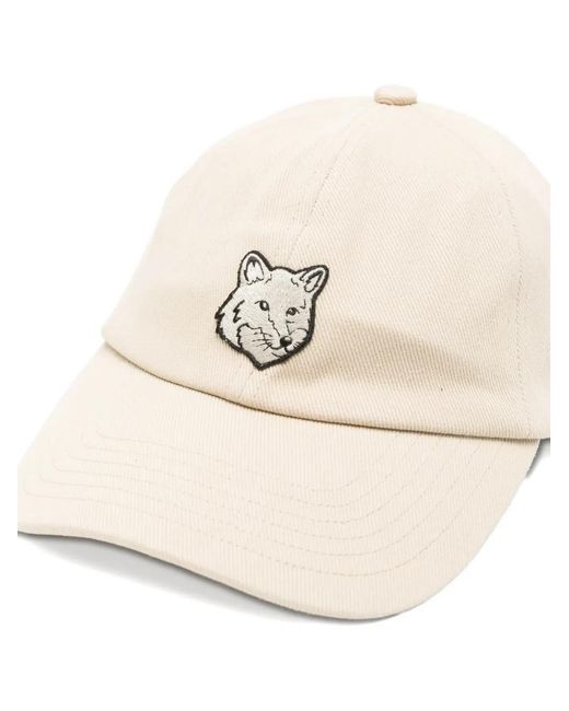 Maison Kitsuné Natural Fox Head Cap
