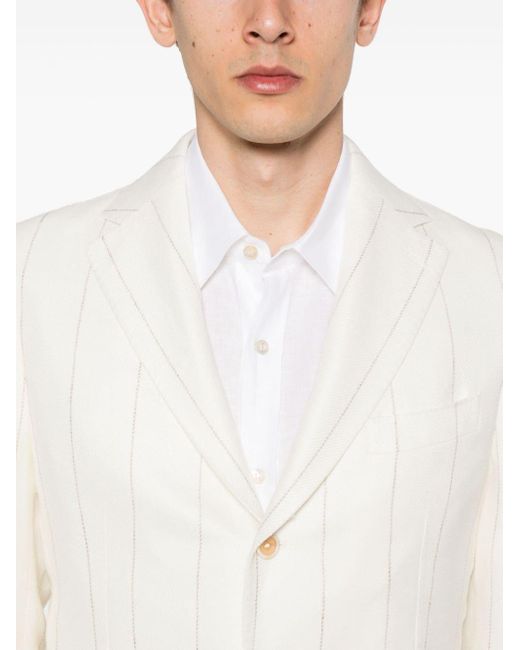 Eleventy Anzug mit Nadelstreifen in White für Herren