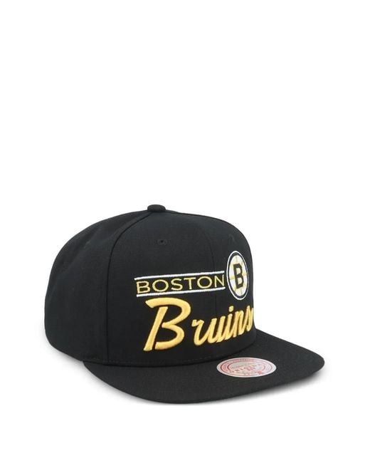 Mitchell & Ness Black Retro Lock Up Snapback Cap for men