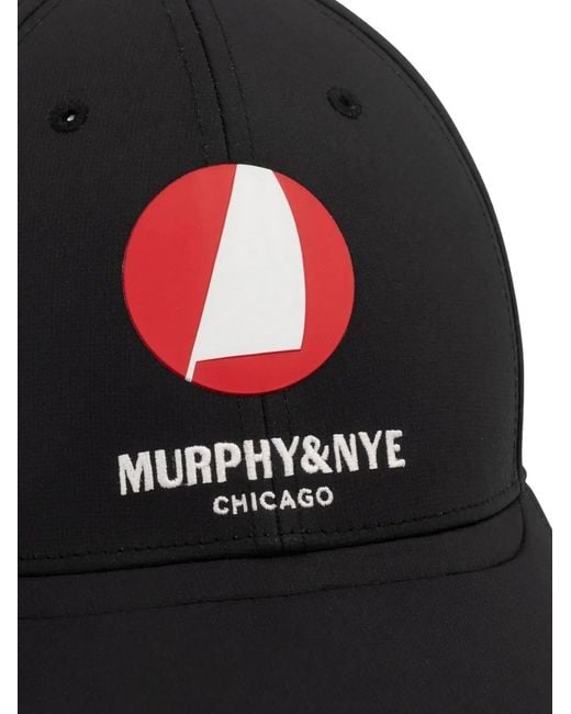 Murphy & Nye Black Side Cap for men