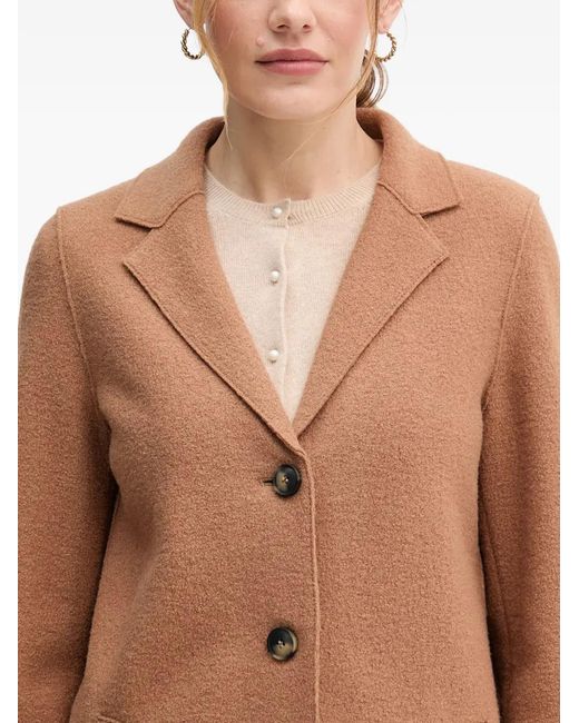 Ouí Brown Single-Breasted Coat